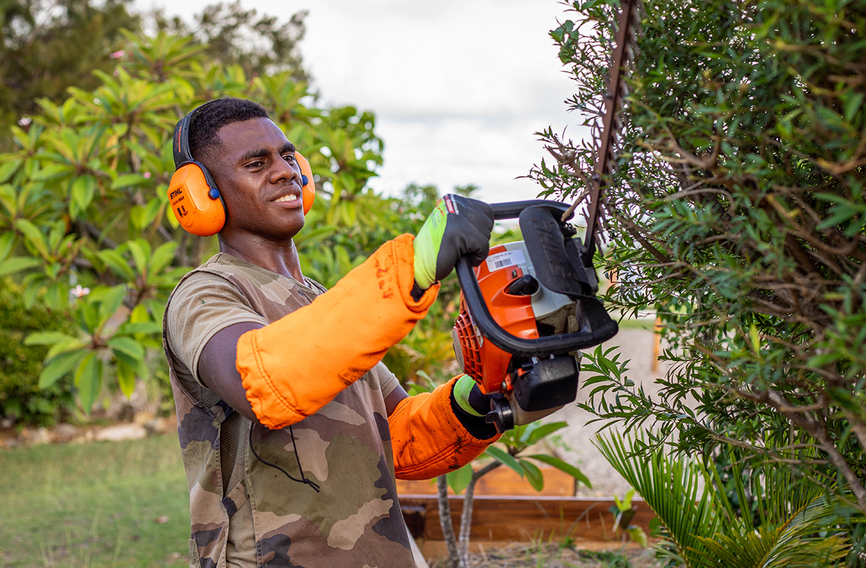 Formation agent d'entretien espaces verts Nouvelle-Calédonie