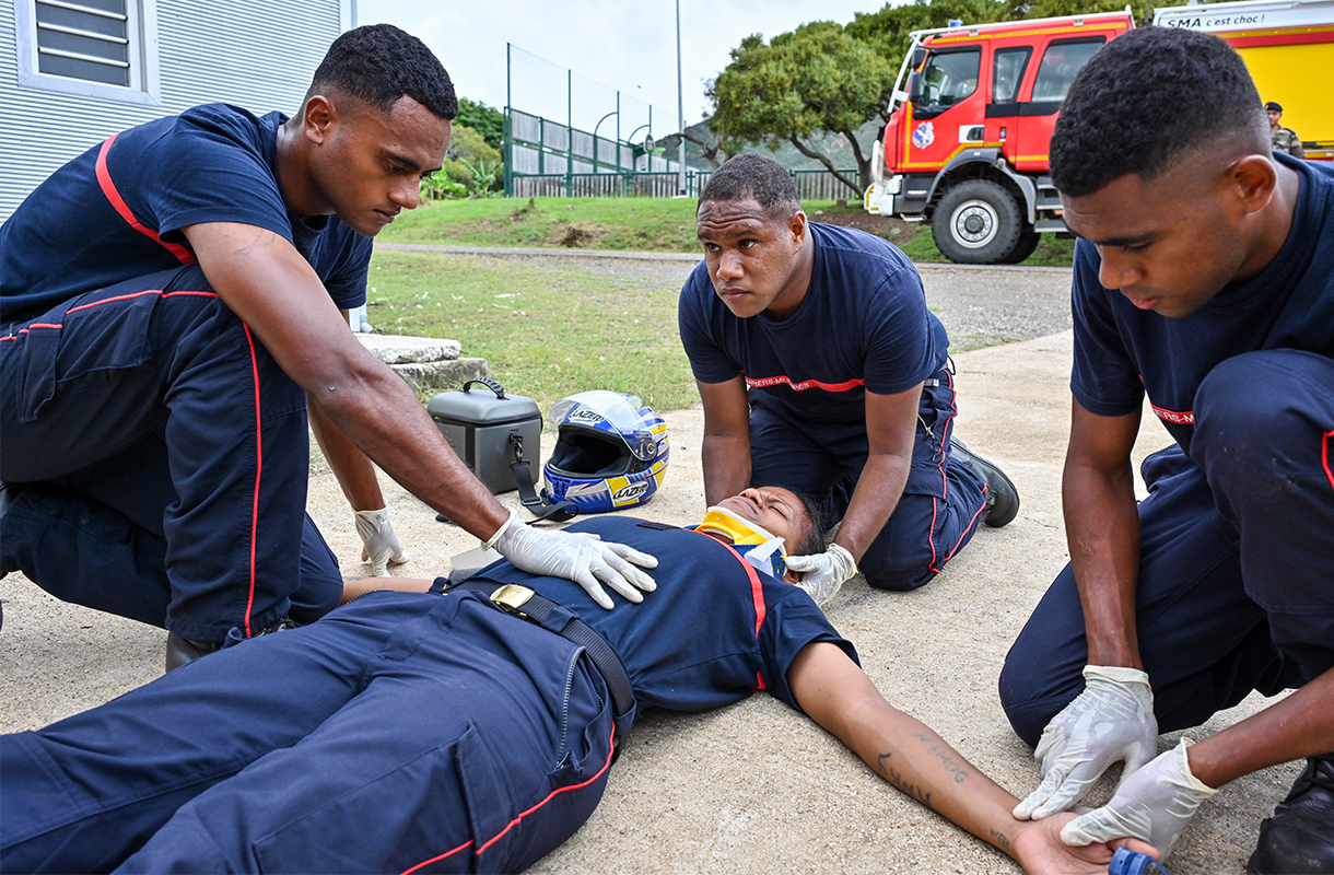 Formation équipier sécurité civile Nouvelle-Calédonie